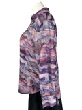 Dynamite Size XL (16/18) Purple Marbled Shirt