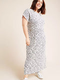 Dolan Left Coast 2X (22) Ivory & Black Animal Dots Dress