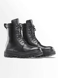 Koio Size 10 (40) Black Combat Boots