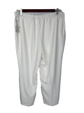 Kasper Size 22W (3X) Ivory Trouser Pants NWT