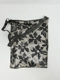 Whiting & Davis Silver & Black Floral Purse