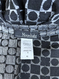 Moonlight Size XL (14/16) Black & Silver Squares & Circles Jacket