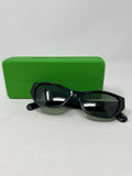 Fashion Brand Company Black Plastic Sunglasses w/ Case NWOT