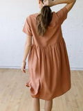 Tradlands Size 3X Burnt Orange Dress