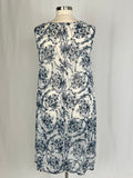 Proud Mary Size 26W White & Blue Floral Dress