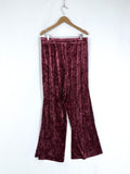 ModCloth Size 24 (3X) Cranberry Velvet Pants