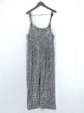 eloquii Size 22 Silver Sequined Evening Gown