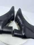 Prada Size 8.5 (38.5) Black Leather Boots NIB