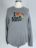 Size 2XL (18W) Gray ARLO Screen Print Sweatshirt