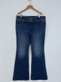 Lane Bryant Size 20 High-Rise Flare Blue Jeans