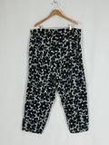 Wray Size 2X/3X Black & White Floral Shirt Pants Set