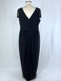 City Chic Size XL/22 Black Dress