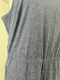 Athleta Size 20/22 Navy Blue Animal Print Jumpsuit