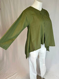 Stella Milani Size 14 Olive Green Shirt