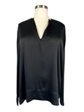 Rosche Size XXL (22/24) Black Satin Shirt NWOT