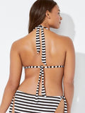 Swimsuits for All x Ashley Graham Size 20 Black & White Stripe Swimsuit NWT