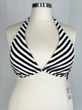 Swimsuits for All x Ashley Graham Size 20 Black & White Stripe Swimsuit NWT