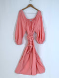 Loud Bodies Size 3X Pink Wrap Waist Dress