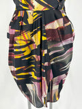 Julie Dillon Size 16W Black Multi Brush strokes Dress