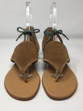 Emu Size 11 Tan & Sage Perforated Dots Sandals NWOB