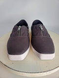 Jeffrey Campbell Size 9 Charcoal Slip-On Sneakers