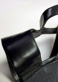 Bar III Size 9.5 Black Wedge Platform Sandals
