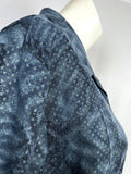 Vintage Cervelle Size 18 Blue & Silver Snake Print & Dots Jacket
