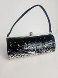 Vanessa Black & Silver Sequined Evening Purse