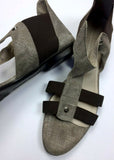 AGL Size 40.5 (10.5/11)  Gray & Brown Sandals