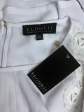 eloquii Size 16 White Applique Shirt NWT