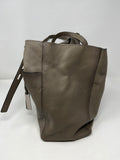 Vince Camuto Taupe Leather Modern Tote