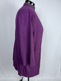Liz & Me Size 4X (30/32) Magenta Purple Sweater NWT