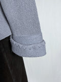 Beyond Threads Size 1X (18) Gray Zig Zag Sweater Jacket