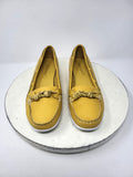 Sebago Size 8 (38.5) Yellow Topsider Loafers NWOB