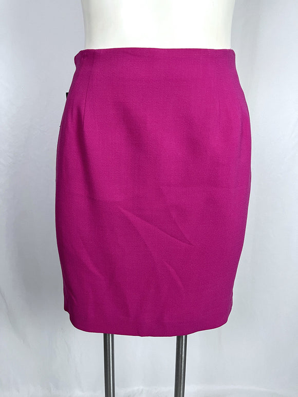 Vintage Classiques Entier Size 14 Pink Textured Skirt NWT