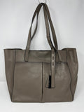 Vince Camuto Taupe Leather Modern Tote