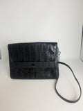 Lodis Black Woven Envelope Purse NWOT