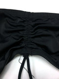 24th & Ocean Size 22W Black Ruched Swimsuit NWT