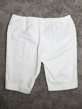 Lafayette 148 NY Size 22W White Bermuda Shorts NWOT