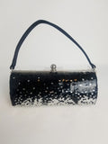 Vanessa Black & Silver Sequined Evening Purse