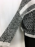 John + Jenn Size L Black & Gray Sweater NWT