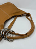 Anna Morellini Mustard Leather Hobo Bag