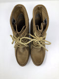 Frye Size 8.5 Light Brown Suede Ankle Boots