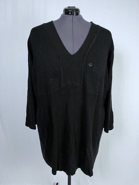 Liz & Me Size 4X (30/32) Black Sweater NWT