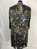 Isabel + Alice Size 4X (26) Olive Multi Abstract Dress