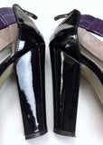 Vince Camuto Size 9.5 Purple & Black Pumps