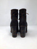 Frye Size 8.5 Brown Suede Ankle Boots