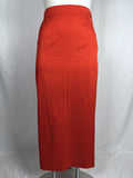 Vintage Size 14 (48) Red Cotton Pencil Skirt NWT