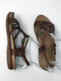 Born Size 9 Tan Criss-Cross Sandals NWOB