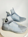 Puma Size 8.5 Gray Slip-On Athletic Sneakers